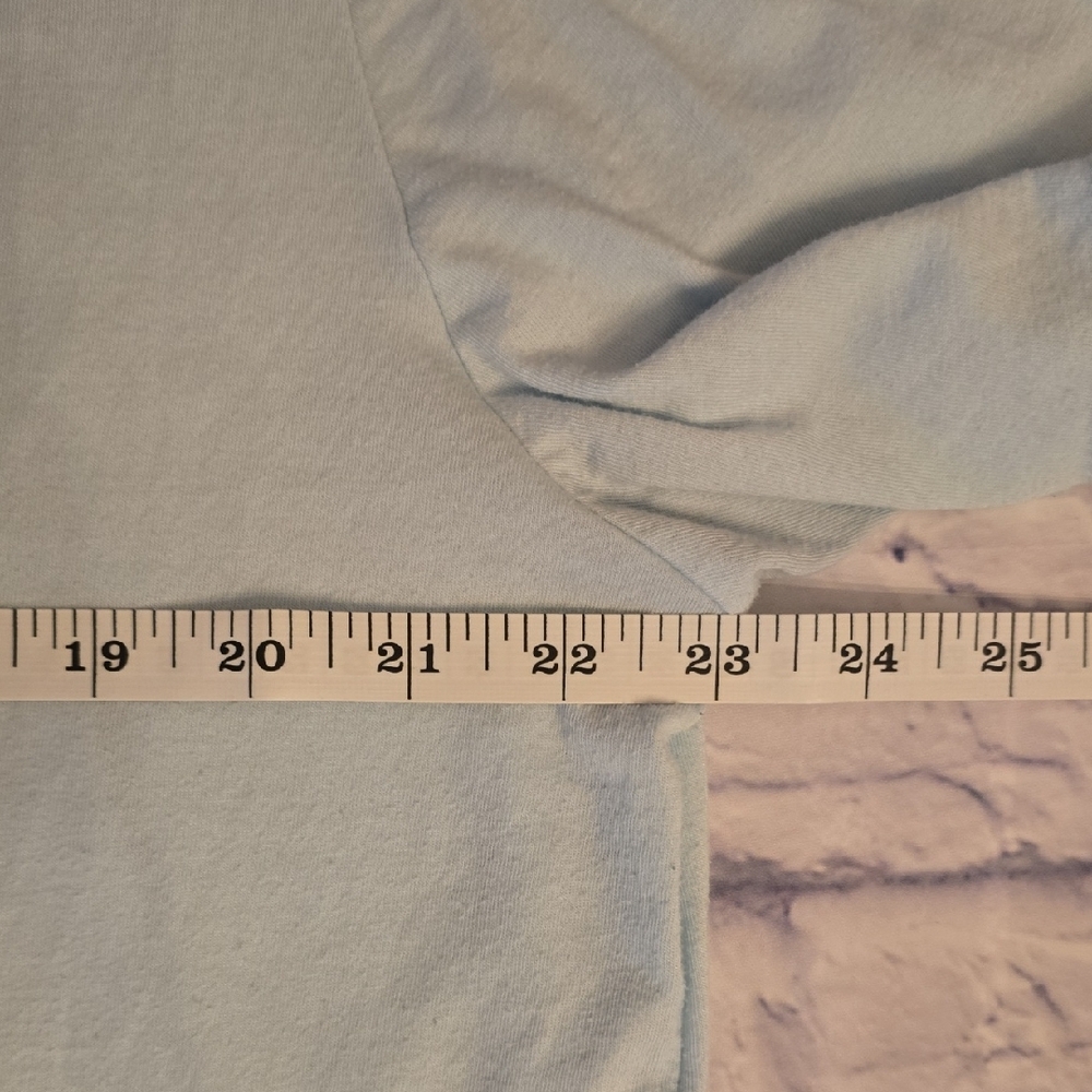 Bella Canvas Soft Blue T-Shirt - Picture 4 of 6